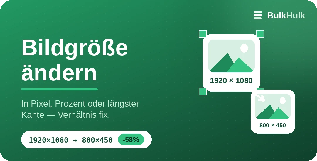 Bildgrößen-Tool im Stapel mit Sperre des Seitenverhältnisses — kostenloses Online-Tool