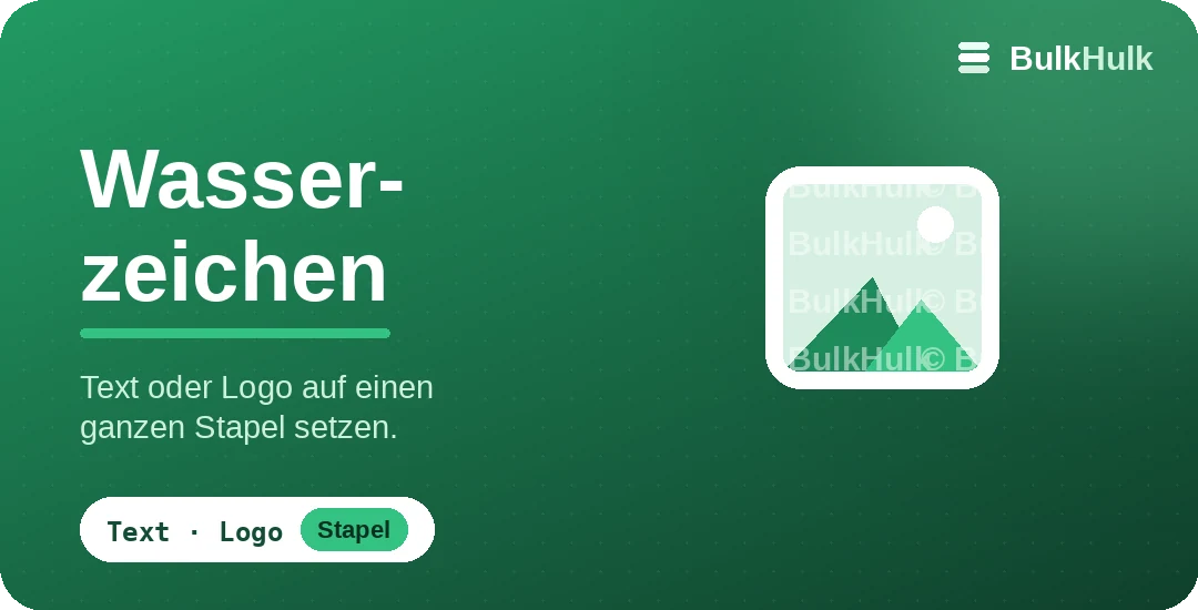 Text- oder Logo-Wasserzeichen im Stapel zu Bildern hinzufügen — kostenloses Online-Tool