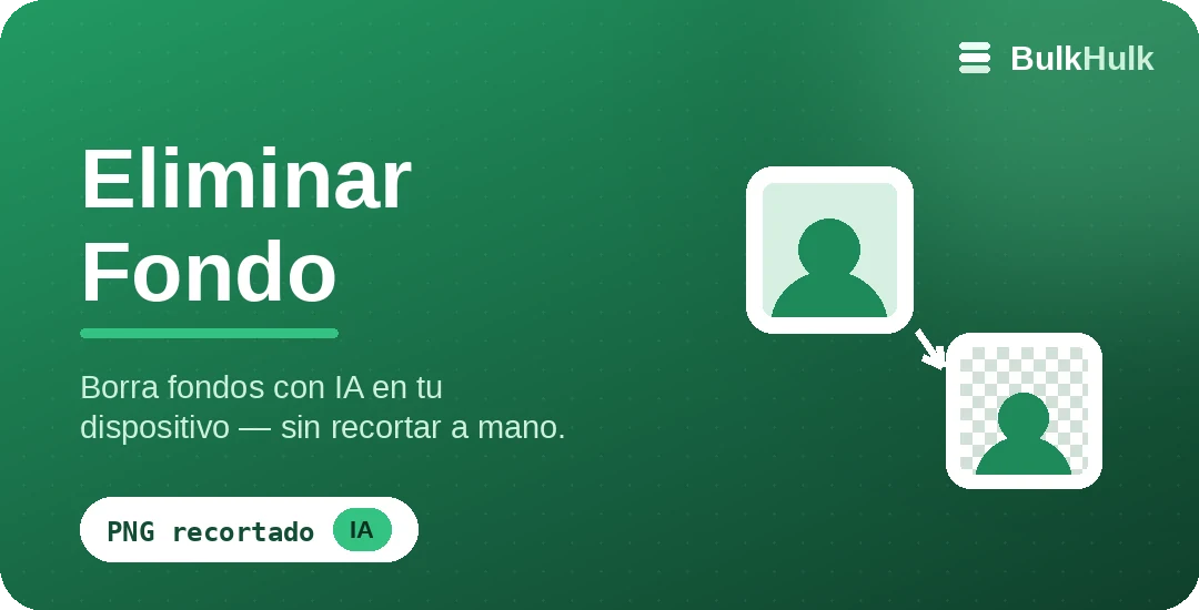 Eliminador de fondo de imagen por lotes que convierte una foto en un PNG transparente
