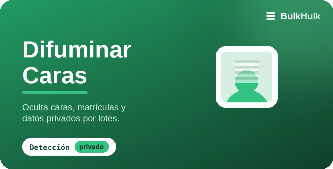 Difuminar, pixelar o cubrir caras en fotos para privacidad — herramienta online gratis