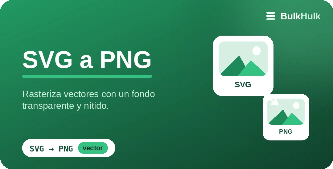 Conversión por lotes de SVG vectorial a PNG con fondo transparente — convertidor online gratis