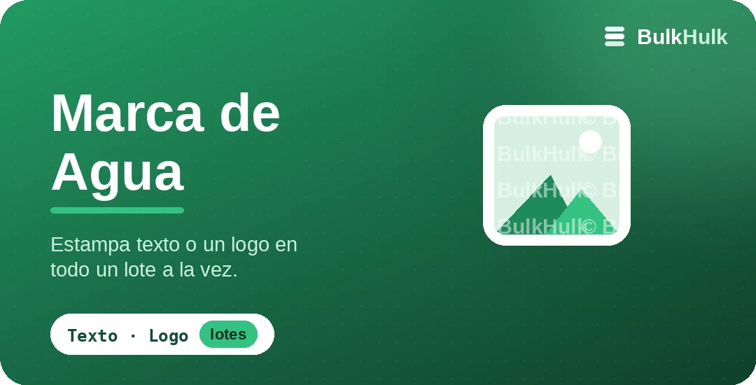 Añadir marca de agua de texto o logo a imágenes por lotes — herramienta online gratis