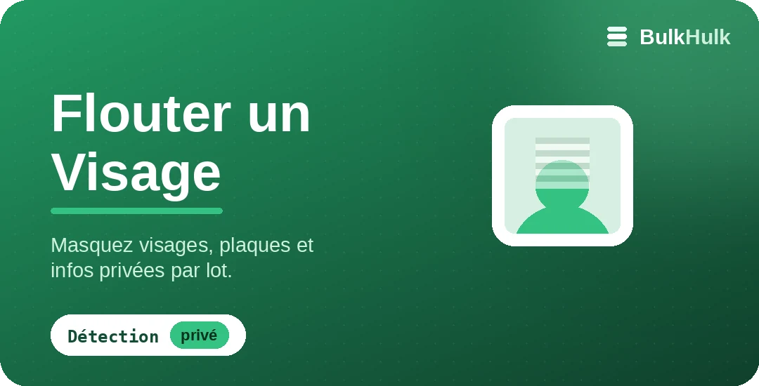 Flouter, pixeliser ou masquer des visages sur des photos pour la confidentialité — outil en ligne gratuit