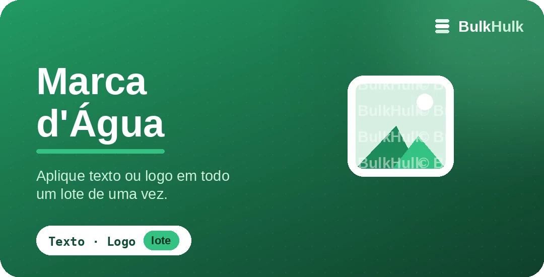 Adicionar marca d’água de texto ou logo a imagens em lote — ferramenta online grátis