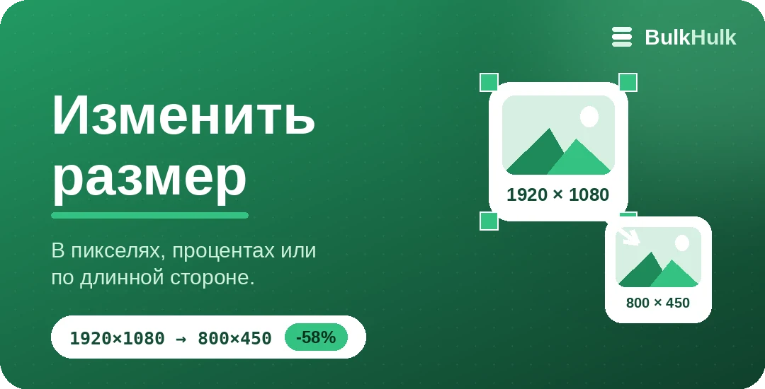 Пакетное изменение размера изображений с сохранением пропорций — бесплатный онлайн-инструмент